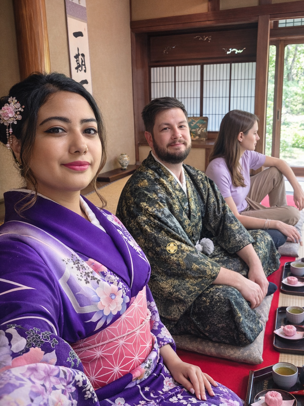 Kimono rental Kyoto Tea ceremony